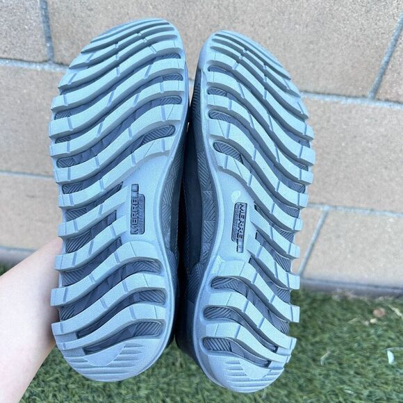 NWOB Women Mid Calf Merrell Silverspun Lace Up Waterproof Winter Boots Sz7.5Blk - Picture 10 of 10